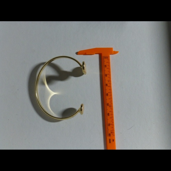 Banana republic bangle cuff gold cream brown - Picture 4 of 14